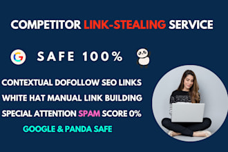 do competitor links analysis and build SEO backlinks for your site