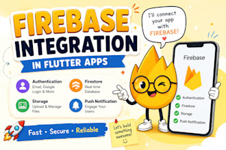 integrate firebase in your flutter app
