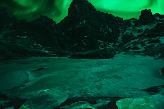 do epic night and aurora landscape photo editing