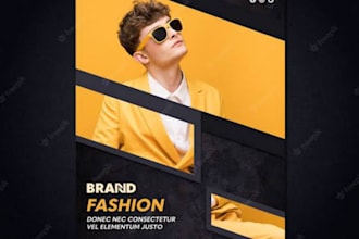 create a product advertisement poster and flyer