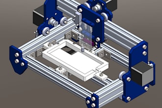 design and create 3d models on solidworks