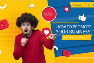 create basic and custom youtube thumbnail and channel cover