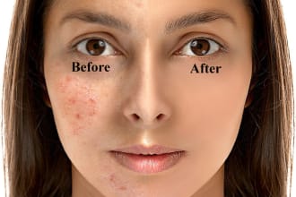 do skin retouching, smoothing, and makeup enhancement for you