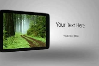 create PAD Commercial video for your Products and album