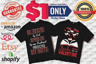 create trendy unique typography t shirt design and custom illustration graphic