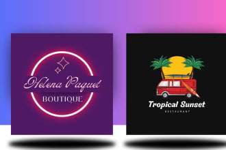 do 3d luxury or animated or cartoon or gaming or caricature logo design for you