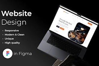 design landing page, website, dashboard in figma