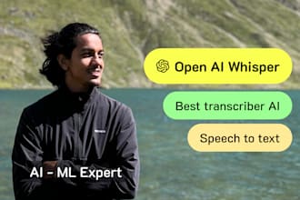 set up or run whisper ai speech to text transcriber for you
