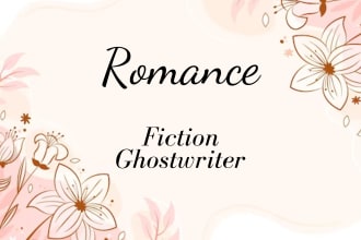 be your fiction and romance fiction ghostwriter