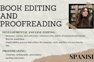 do spanish book editing and proofreading