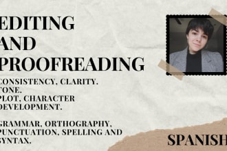 do spanish book editing and proofreading