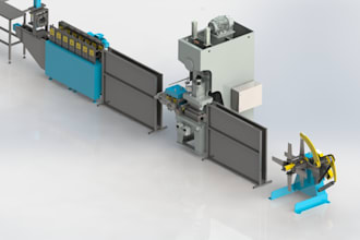 design machine line such as rollforming, cut to lenght, slitting line