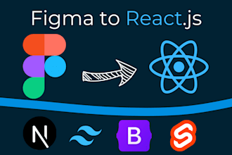 convert figma to react with next js and tailwind