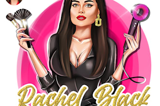 draw business cartoon logo portrait design