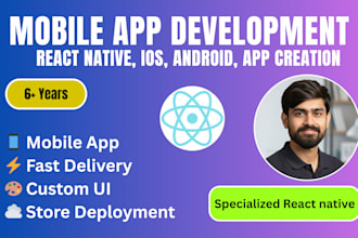 deliver high quality mobile app development with react native