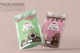 design professional product label and packaging