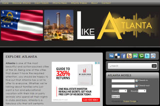 publish an article on a new page on my atlanta website