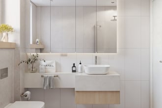 design bathroom with a wonderful render