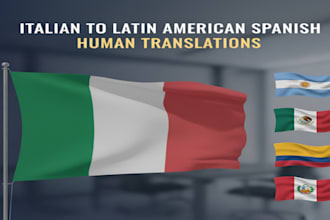 translate texts from italian to spanish