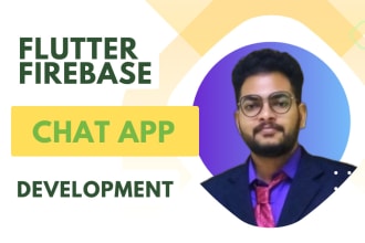develop a flutter chat messaging app with firebase