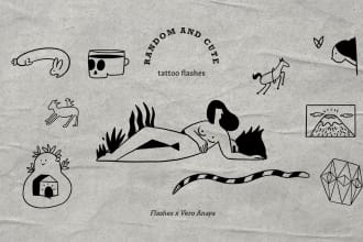 create unique tattoo flash