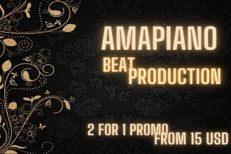 ghost produce any amapiano beat for you 2 for 1 promo