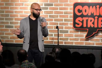 write your funny speech intro using my 20 year career as a standup comic