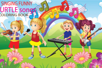 make nice children book illustrations and kids book cover