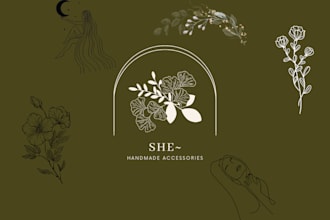 design minimalistic feminine logo for female brands
