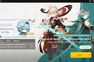 jugare genshin impact con vos, o por vos