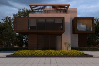 create and 3d visualize your building exterior or front and backyard landscapes