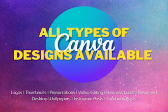 design anything in canva, canva logo, canva flyer, instagram post