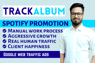 do spotify music promotion to targeted, organic, and real audience