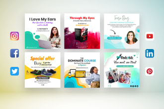 design social media posts instagram and facebook ads