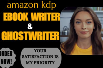 be your competent ebook writer, ghostwriter, book writer and kindle ebook writer