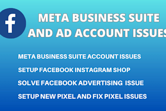fix or setup facebook ads manager account troubleshoot meta business suite error