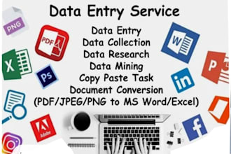 streamline your data with expert data entry services
