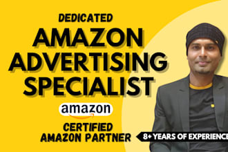 setup and manage amazon PPC campaigns sponsored ads expert