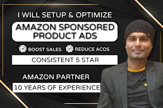 setup manage amazon ppc campaign, amazon KDP ads, sponsored product ads expert