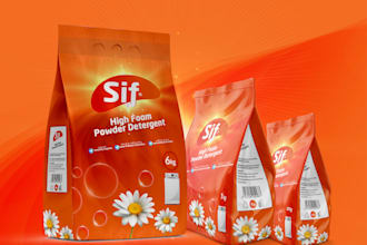 do pouch design, food packaging and label design