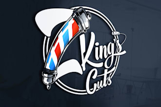 do unique vintage retro badge barber and barbershop logo