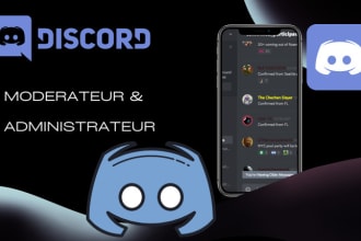 be your moderator, administrator et and nft manager  discord