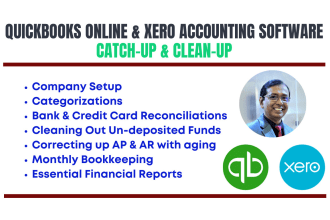 do catch up clean up bank reconciliation quickbooks online xero setup