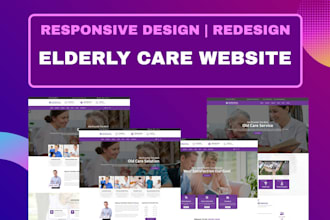 healthcare website, home care website assisted living website, medical website
