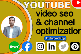 do the best youtube video SEO and channel optimization