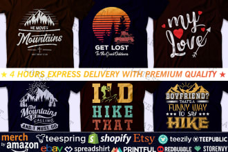 do typography t shirt design for merchandise