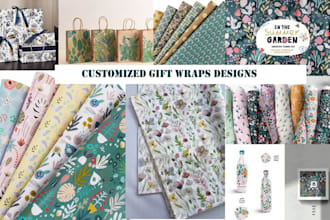 create customized gift wraping paper