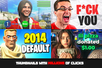 design a premium youtube thumbnail