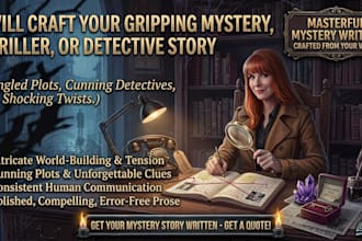 craft your mystery novel, novella, or short story
