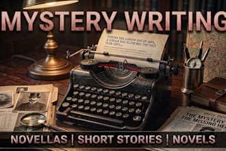 craft your mystery novel, novella, or short story